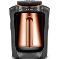 Karaca Hatır Neo Inox Turks Koffiezetapparaat – 735W – 300 ml – Elektrische Turkse Koffiemachine – RVS – Brons – 5 Kopjes