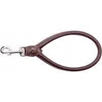 Dingo Ronde Lederen Hondenriem - 1,2 x 33cm - Bruin