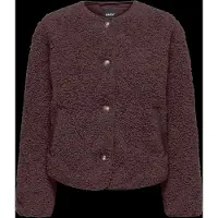 ONLY Vest Onlines Teddy Jacket Cc Otw 15373834 Fudge Dames Maat - XL