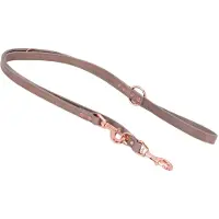Adori Dresseerlijn Vintage Rose Met Print - Riem - 200x1.2 cm Grijs