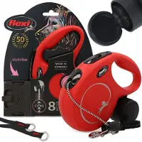 Flexi Automatische Hondenlijn 8m 20kg met Multi Box voor Zakjes & Snoepjes