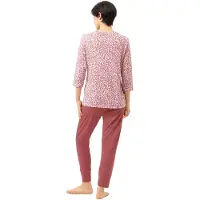 Mey Luipaardpyjama Serie Sleepy Leo Bridal Rose | Maat 42