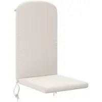 vidaXL Kussen voor Adirondack-stoel GEMERT 100% Polyester Wit