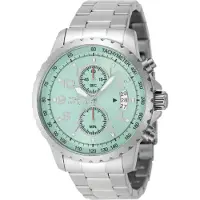 Invicta Specialty 69790 Herenhorloge - Quartz Uurwerk - Staal met Blauwe Wijzerplaat - 47 mm
