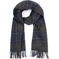 Barbour Sjaal Braden Wol Classic Tartan Groen -