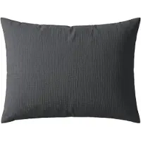 Zelesta Deluxe Katoen Mousseline Kussensloop Set Van 2 - Antraciet 60x70cm