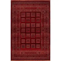 Muratap Artline shah oosters vloerkleed vintage handgeknoopte wol look- 300x400 cm