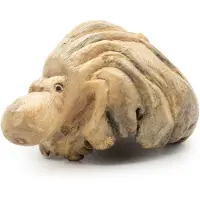 Ancient Wisdom Handmade Parasite Wood Art Carving - Ocean Guarding Octopus