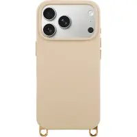 Selencia Rivièra MagSafe Backcover met afneembare haakjes voor de Apple iPhone 18 Pro Max / 17 Pro Max - Milky Latte