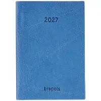 Brepols agenda 2027 - DELTA [0.834] - LUCCA - Zakagenda - 1 week op 2 pagina's - Weekoverzicht - Blauw - 8.1 x 12 cm/Klein formaat!!