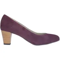 Noë Shoes Nora Pump Burgundy Suede