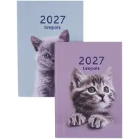 Brepols agenda 2027 - ARMADA [0.913] - AMICI - Zakagenda - 1 week op 2 pagina's - Weekoverzicht - Blauw - 7.1 x 10.2 cm/Klein formaat!!