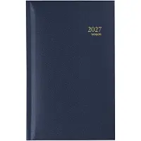 Brepols agenda 2027 - INTERPLAN [0.736] - LIMA - Zakagenda - 1 week op 2 pagina's - Weekoverzicht - Blauw - 9 x 16 cm