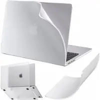 Alogy MacBook Air 13.6" M2/M3 Hoesje - Mat Transparant Wit