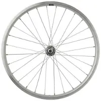 Agu Voorwiel 20 inch - Kinderfiets - Mach1 - 28 Spaken - 100mm - Zilver - Handgebouwd
