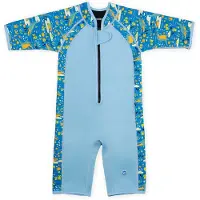 Splash About Kinder Shortie Wetsuit, Crocodile Swamp, 4-6 jaar– Neopreen Zwempak voor Zwembad en Strand