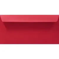 Netuno Gladde rode enveloppen A4 - 110 x 220 mm - 25 stuks - HK zelfklevend met plakstrip - 140 gram - Plike -