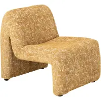 J-Line Chaise longue Margo - multiplex/stof - oker