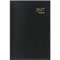 Brepols agenda 2027 - TRADE [0.814] - SETA - Zakagenda - 1 dag op 1 pagina - Dagoverzicht - Zwart - 7.7 x 12 cm/Klein formaat!!