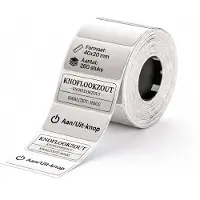 Niimbot - Labels/Etiketten M2 - 40x20mm - 260 vellen - Zilver