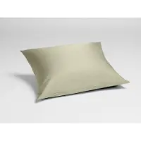 Yumeko Kussensloop Katoensatijn 65x65 Groen - Eco, Bio & Fairtrade