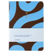 A-Journal A6 My Journal Agenda 2027 - Flow Blauw Chocolade