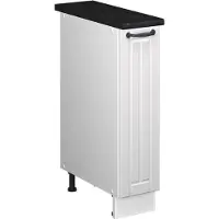 Vicco Apotheekkast Fame-Line, Wit Landhuis/Wit, 20 cm, WB Antraciet