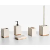 Beliani TAPICHE - Badkameraccessoireset - Beige - Polyresin