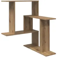 vidaXL Wandplank Artisanaal eiken 67 x 67 x 87 cm Bewerkt hout
