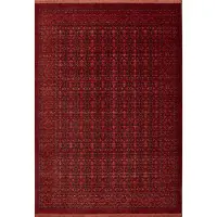 Muratap Artline herat oosters vloerkleed vintage handgeknoopte wol look- 240x340 cm
