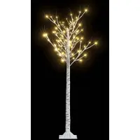 vidaXL Kerstboom wilg met 156 warmwitte LED's binnen en buiten 1,5 m
