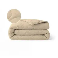 Zelesta Special Mousseline Zomerdekbed - Zacht botergeel 200x200cm