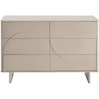 Vente-unique Ladekast 6 lades - Beige - DELORINA