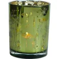 Mars & More Theelichthouder veldbloem groen medium 12cm