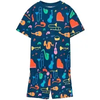 Boboli 683018 Korte Mouw Pyjama Blauw 5 Years Jongen