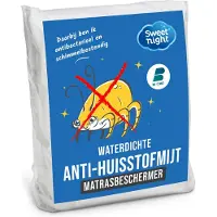 Sweet Night Matrasbeschermer 2x80x200 cm | Waterdicht en Anti-huisstofmijt | 100% Katoenen Molton | Stil en ademend