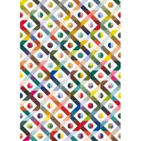 IXXI Piazza Collagebox, Markus Laible - 100 x 140 cm - Gratis ophangtool - Grote wanddecoratie en posters - Minimalisme, Speels, Digitale Kunst