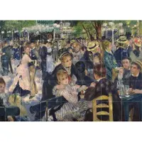 IXXI Dance at Le Moulin de la Galette, Pierre-Auguste Renoir & Bridgeman Images - 140 x 100 cm - Grote wanddecoratie en posters - Kleurrijk