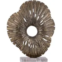 Ptmd Vija Gold Casted Alu Organic Open Statue S