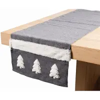 2lif Finn Tafelloper grijs 40x150cm