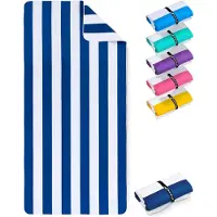 Famanu – Stranddeken XXL van microvezel, licht en sneldrogend, 100% gerecycled, 200 x 90 cm of 160 x 90 cm