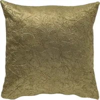 Dutch decor SIENA - kussenhoes 45x45 cm - glansvelours - reliëf - Military Olive - groen - met rits - zonder binnenkussen