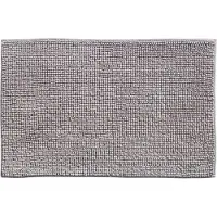 Hamat Badmat Indiana Grijs 50x78 cm – Zachte Chenille Badmat Rechthoek – Luxe Douchemat – Sneldrogend & Waterabsorberend – Oeko-Tex Gecertificeerd – Wasbaar
