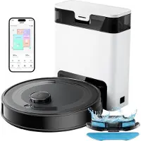 Lefant M2S PRO-Robotstofzuiger met dweilfunctie en automatisch leegstation - 10.000 Pa zuigkracht - Technologie tegen haarverstrengeling - LiDAR-navigatie-Handsfree reiniging tot wel 8 weken