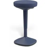 Desktronic Ergonomische Balanskruk - Wiebelkruk Hoogte 57-84cm - Zit-Sta Kruk ∅33cm - Anti-Slip Basis - Blauw
