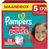 Pampers - Baby Dry Pants - Maat 5 - Maandbox - 172 stuks - 11/16 KG