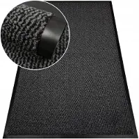 Nestor Entreemat Deurmat 80x120 cm Zwart Antislip PVC Bodem