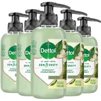 Dettol Handzeep – Antibacterieel – Zen & Zesty – Groene Thee & Bergamot – 300 ml x5