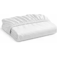 Decoware Hoeslaken - Katoen - Wit - Elastisch - 180x220 cm - Geschikt voor matrassen tot 25 cm