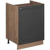 Vicco Wastafelkast Fame-Line Anthrazit-Gold Landhaus/Goudkleurig Eiken 60 cm, Model 63371